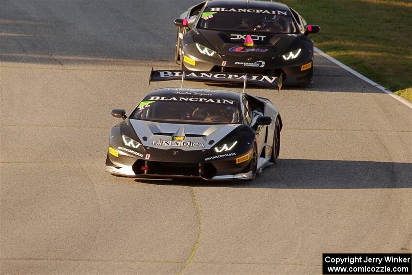 Patrice Brisebois' and James Burke / David Askew Lamborghini Huracán LP 620-2 Super Trofeos