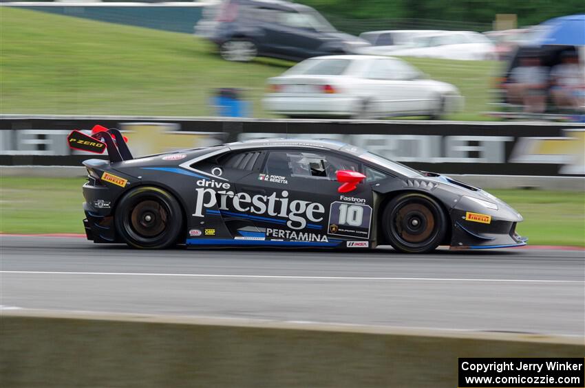 Michele Beretta / Alex Popow Lamborghini Huracán LP 620-2 Super Trofeo