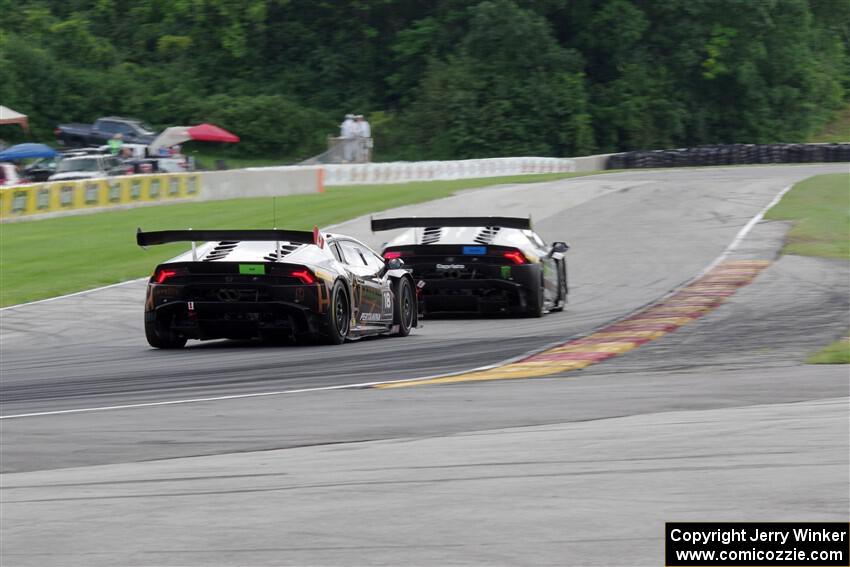 Dustin Farthing's and Emmanuel Anassis / Patrice Brisebois Lamborghini Huracán LP 620-2 Super Trofeos