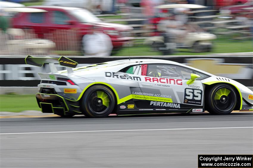 Yuki Harata's Lamborghini Huracán LP 620-2 Super Trofeo