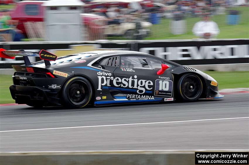 Michele Beretta / Alex Popow Lamborghini Huracán LP 620-2 Super Trofeo