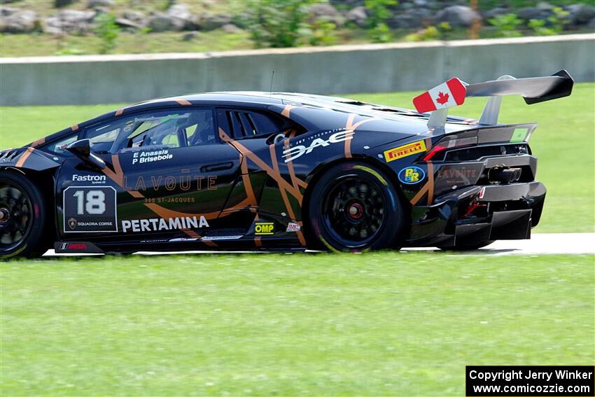 Emmanuel Anassis / Patrice Brisebois Lamborghini Huracán LP 620-2 Super Trofeo