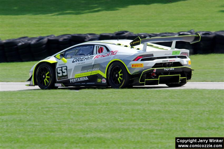 Yuki Harata's Lamborghini Huracán LP 620-2 Super Trofeo