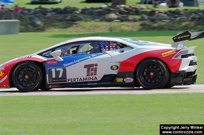 Brian Thienes' Lamborghini Huracán LP 620-2 Super Trofeo