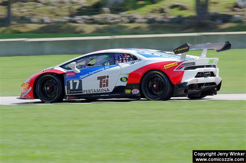 Brian Thienes' Lamborghini Huracán LP 620-2 Super Trofeo