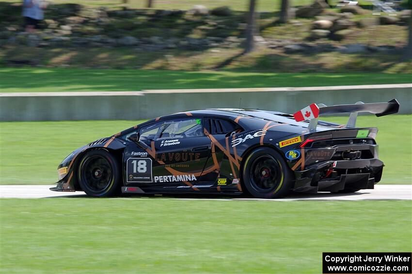 Emmanuel Anassis / Patrice Brisebois Lamborghini Huracán LP 620-2 Super Trofeo