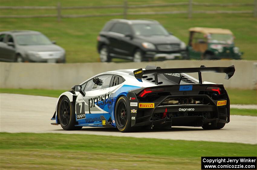 Sheena Monk's Lamborghini Huracán LP 620-2 Super Trofeo EVO