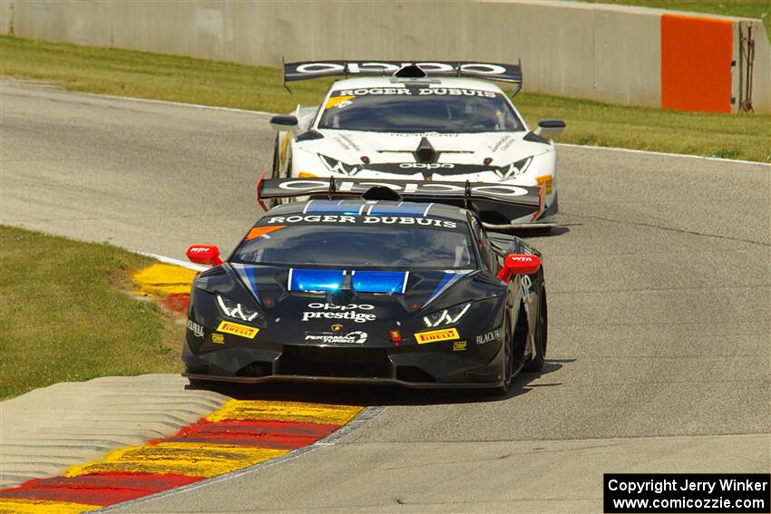 Andrea Amici / Sandy Mitchell and Richy Antinucci / Corey Lewis Lamborghini Huracán LP 620-2 Super Trofeo EVOs