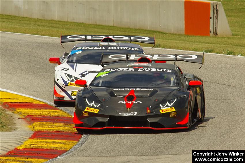 McKay Snow's and Jeffrey Cheng / Thomas Lovelady Lamborghini Huracán LP 620-2 Super Trofeo EVOs