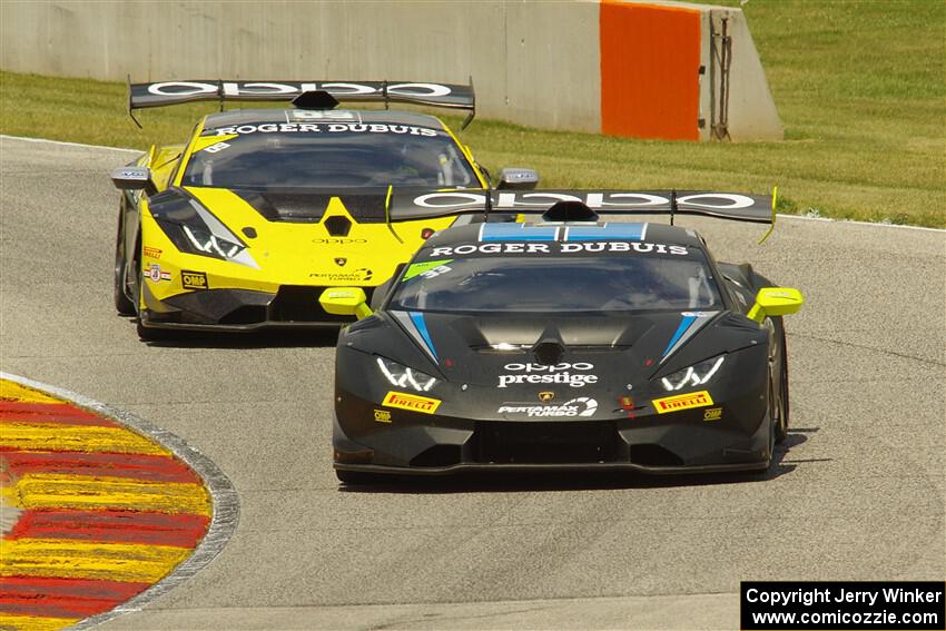 Cameron Cassels' and Damon Ockey / Jacob Eidson Lamborghini Huracán LP 620-2 Super Trofeo EVOs