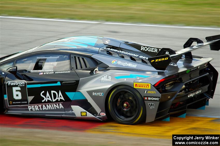 Steven Aghakhani's Lamborghini Huracán LP 620-2 Super Trofeo EVO