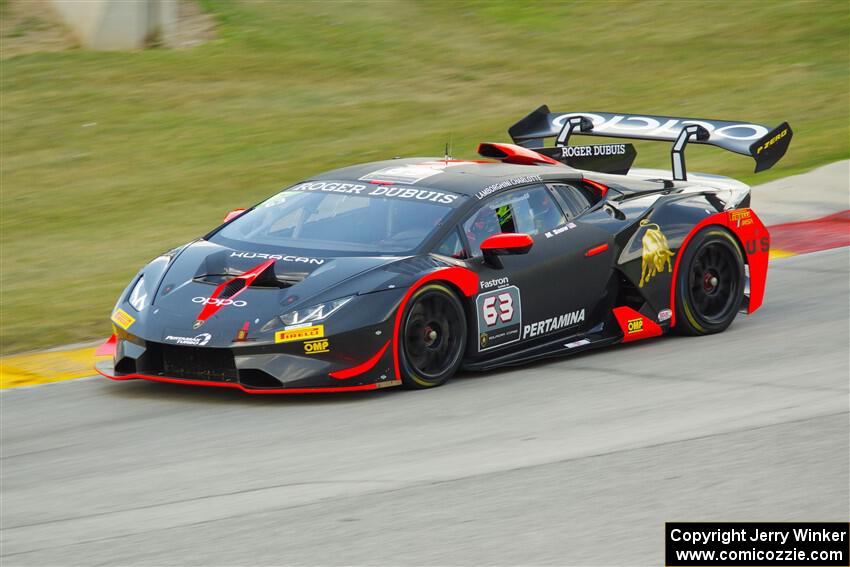 McKay Snow's Lamborghini Huracán LP 620-2 Super Trofeo EVO