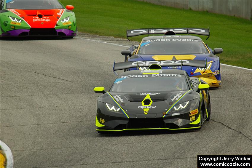 Matt Dicken's and John Hennessy's Lamborghini Huracán LP 620-2 Super Trofeo EVOs