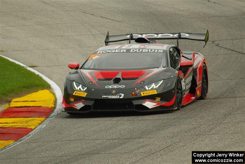 Brandon Gdovic's Lamborghini Huracán LP 620-2 Super Trofeo EVO