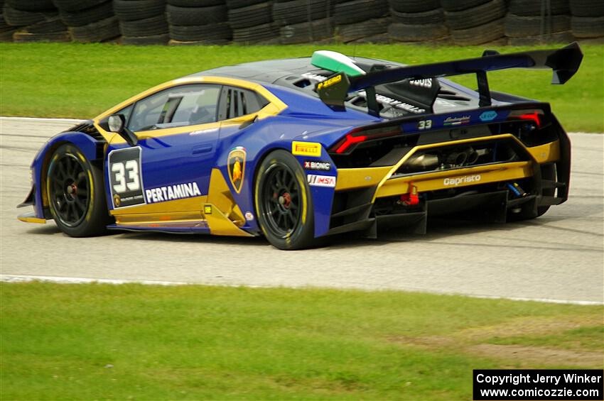 John Hennessy's Lamborghini Huracán LP 620-2 Super Trofeo EVO