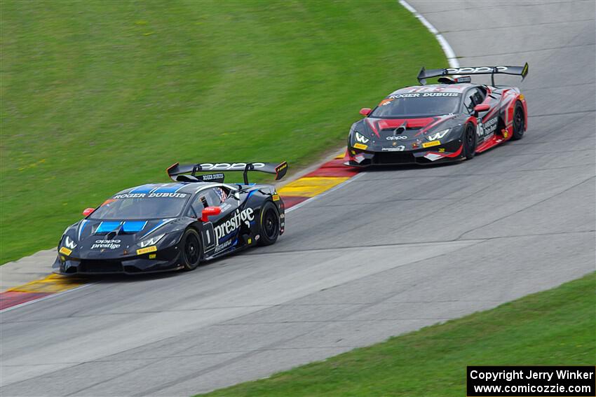 Stevan McAleer / Stuart Middleton and Brandon Gdovic's Lamborghini Huracán LP 620-2 Super Trofeo EVOs