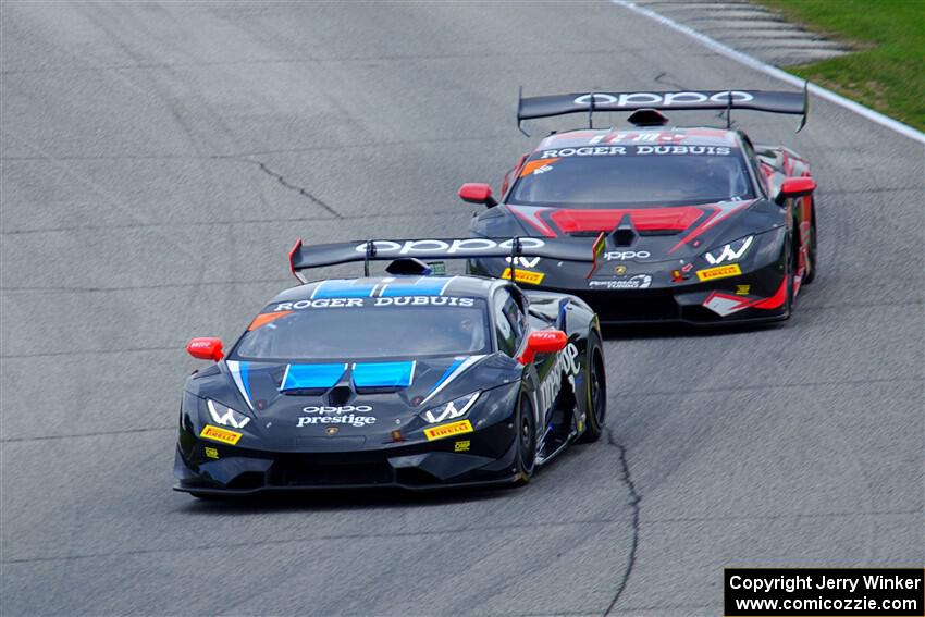 Stevan McAleer / Stuart Middleton and Brandon Gdovic's Lamborghini Huracán LP 620-2 Super Trofeo EVOs