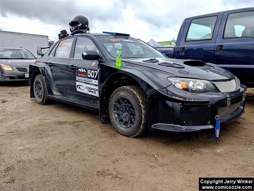 Daryl Bergen / Calvin Bergen Subaru WRX STi before the event.