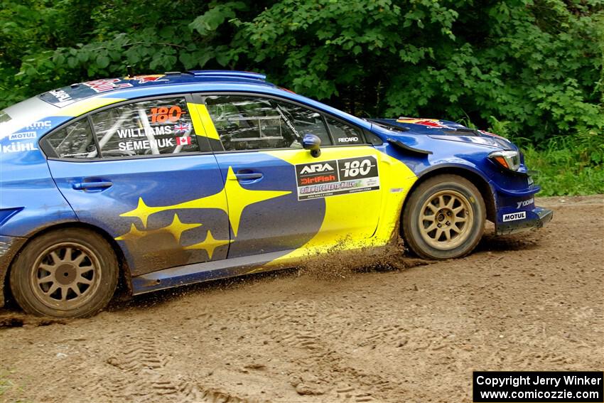 Brandon Semenuk / Keaton Williams Subaru WRX STi on SS1, Crossroads I.