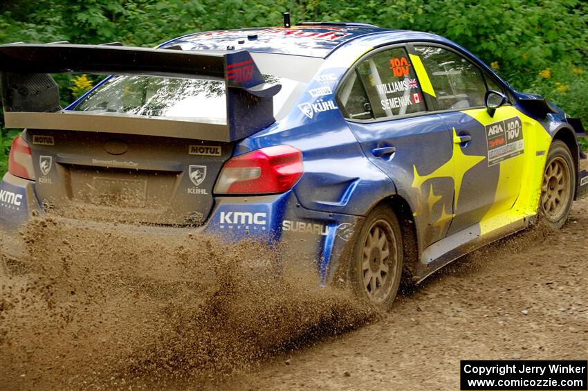 Brandon Semenuk / Keaton Williams Subaru WRX STi on SS1, Crossroads I.