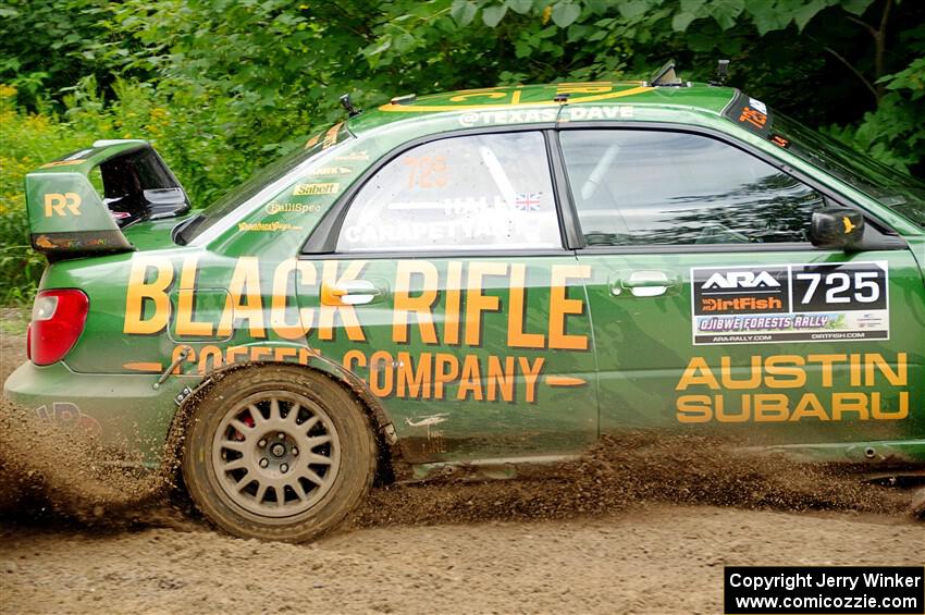 Dave Carapetyan / John Hall Subaru WRX STi on SS1, Crossroads I.