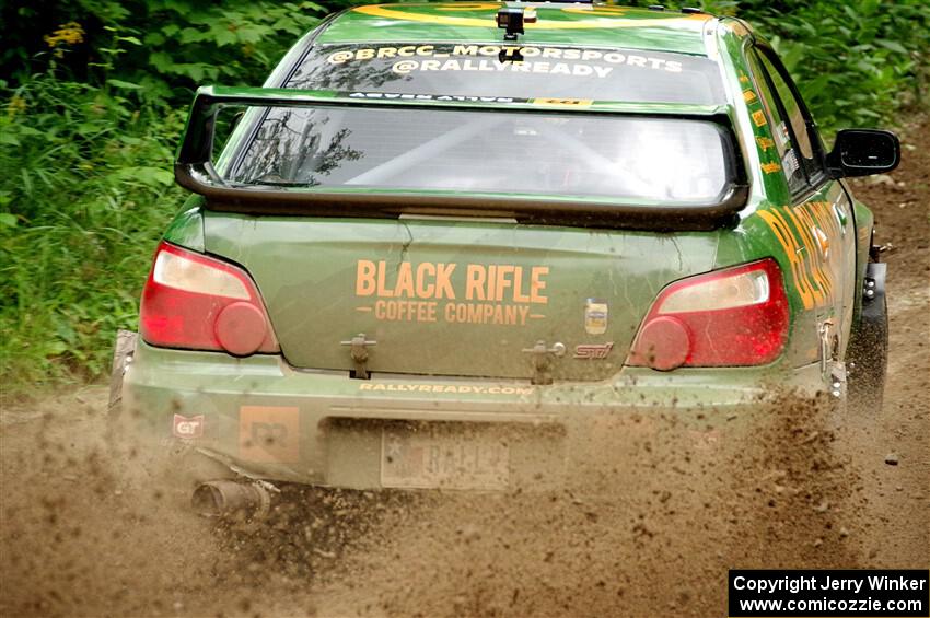 Dave Carapetyan / John Hall Subaru WRX STi on SS1, Crossroads I.