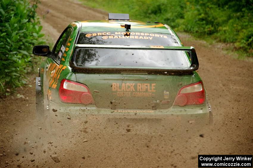 Dave Carapetyan / John Hall Subaru WRX STi on SS1, Crossroads I.