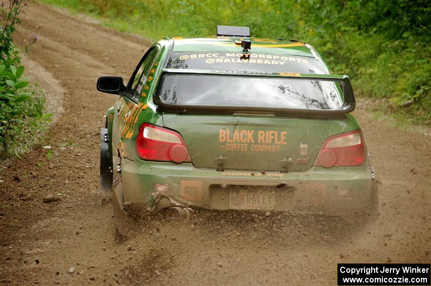 Dave Carapetyan / John Hall Subaru WRX STi on SS1, Crossroads I.