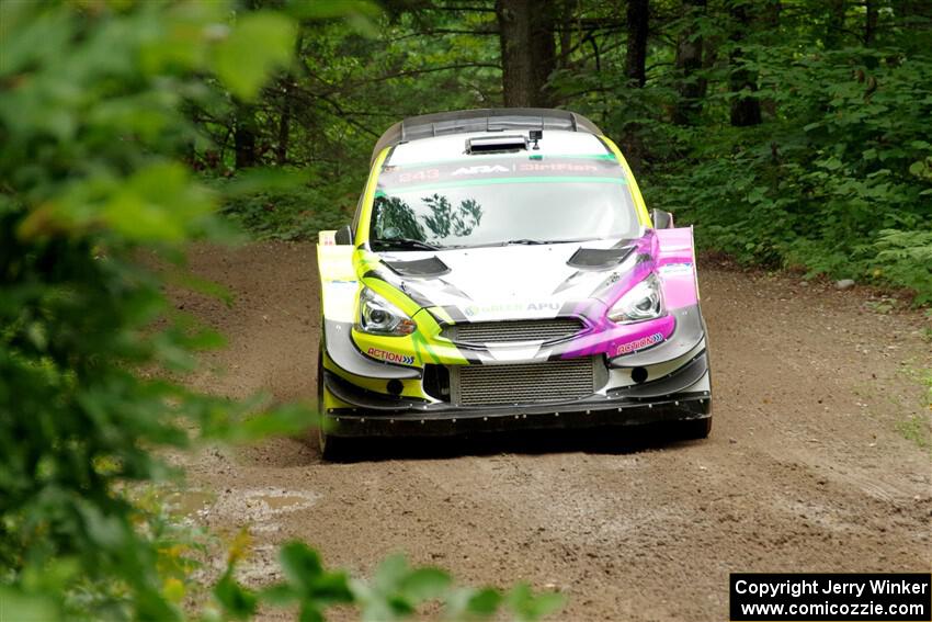 Patrick Gruszka / Florian Barral Mitsubishi Mirage RS on SS1, Crossroads I.