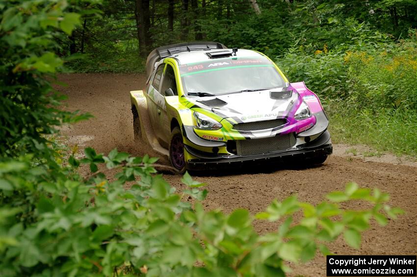 Patrick Gruszka / Florian Barral Mitsubishi Mirage RS on SS1, Crossroads I.