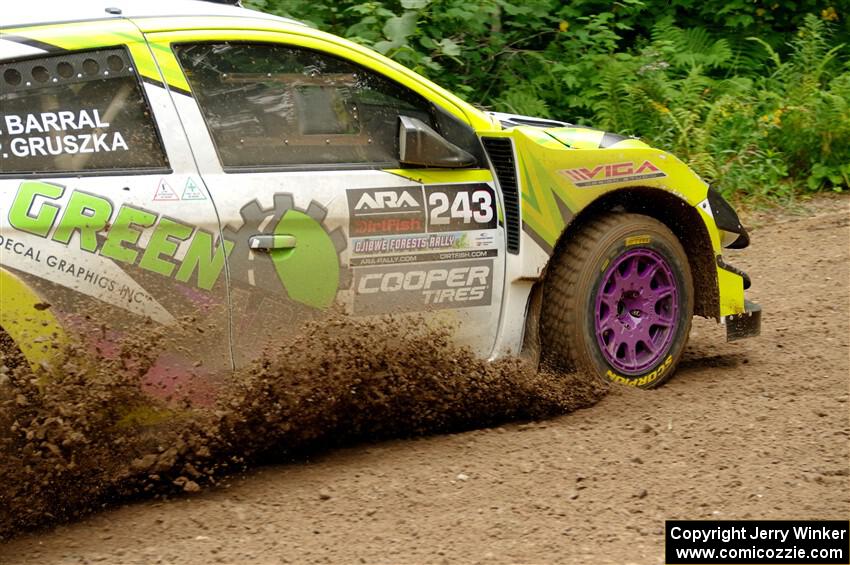 Patrick Gruszka / Florian Barral Mitsubishi Mirage RS on SS1, Crossroads I.