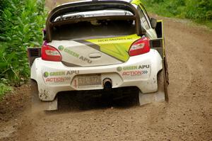 Patrick Gruszka / Florian Barral Mitsubishi Mirage RS on SS1, Crossroads I.