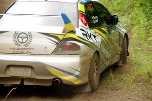 Klim Fedoff / Oscar Romero Mitsubishi Lancer Evo IX on SS1, Crossroads I.