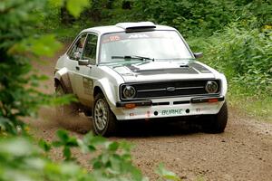 Seamus Burke / Martin Brady Ford Escort Mk II on SS1, Crossroads I.