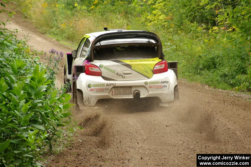 Patrick Gruszka / Florian Barral Mitsubishi Mirage RS on SS1, Crossroads I.