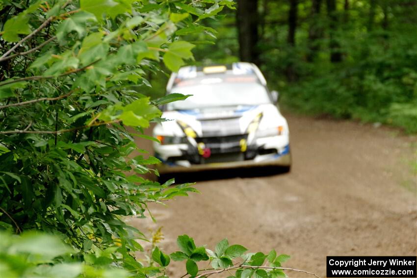 Klim Fedoff / Oscar Romero Mitsubishi Lancer Evo IX on SS1, Crossroads I.