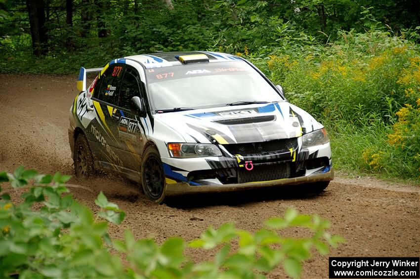 Klim Fedoff / Oscar Romero Mitsubishi Lancer Evo IX on SS1, Crossroads I.