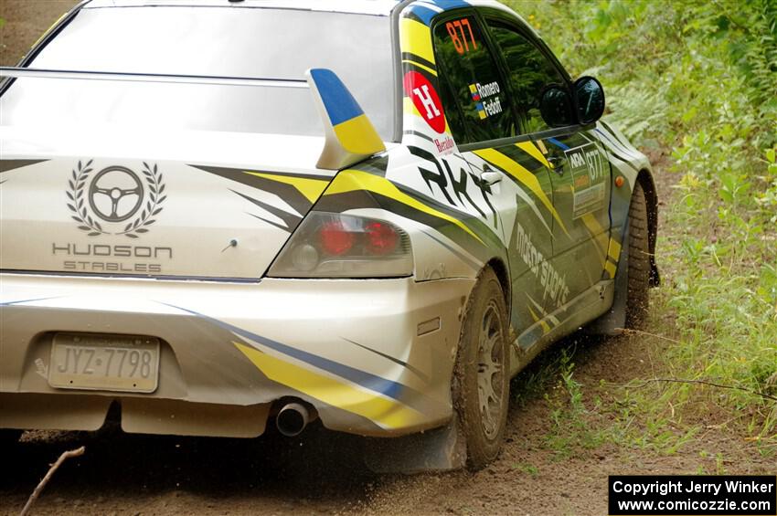 Klim Fedoff / Oscar Romero Mitsubishi Lancer Evo IX on SS1, Crossroads I.