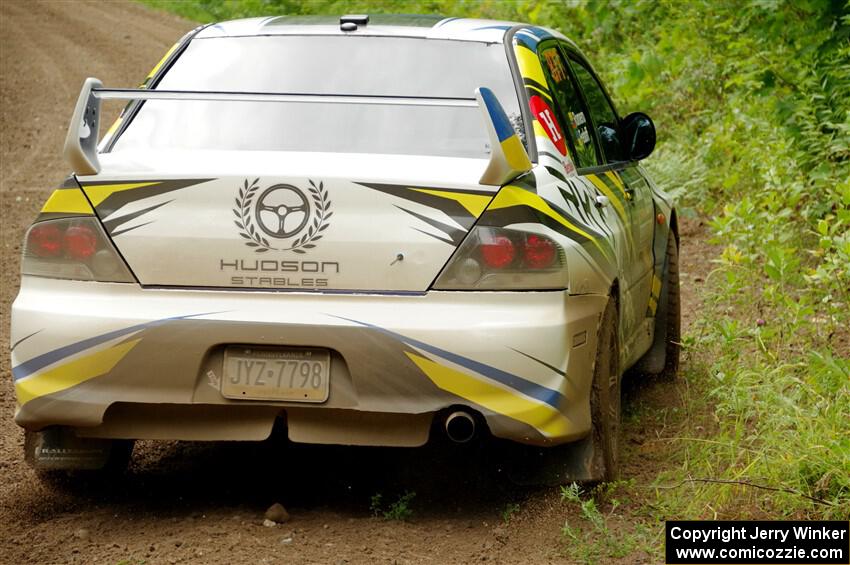 Klim Fedoff / Oscar Romero Mitsubishi Lancer Evo IX on SS1, Crossroads I.