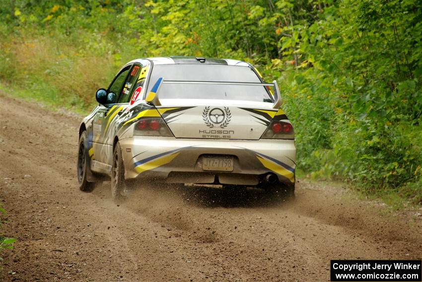 Klim Fedoff / Oscar Romero Mitsubishi Lancer Evo IX on SS1, Crossroads I.