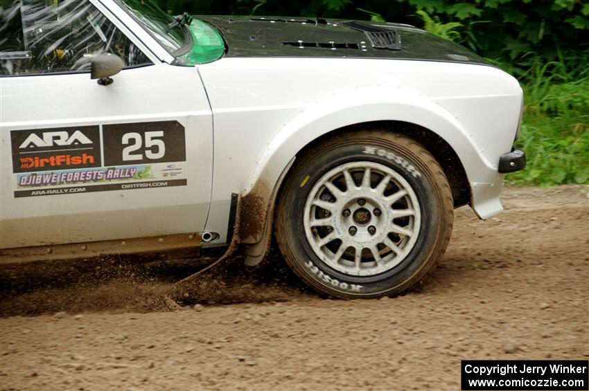 Seamus Burke / Martin Brady Ford Escort Mk II on SS1, Crossroads I.