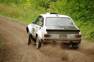 Seamus Burke / Martin Brady Ford Escort Mk II on SS1, Crossroads I.