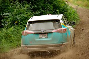 Alejandro Perusina / Andres Bautista Toyota RAV4 on SS1, Crossroads I.