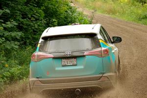 Alejandro Perusina / Andres Bautista Toyota RAV4 on SS1, Crossroads I.