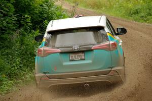 Alejandro Perusina / Andres Bautista Toyota RAV4 on SS1, Crossroads I.