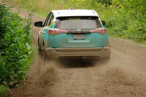 Alejandro Perusina / Andres Bautista Toyota RAV4 on SS1, Crossroads I.