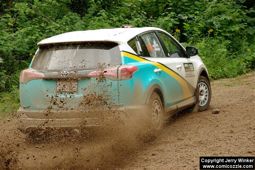 Alejandro Perusina / Andres Bautista Toyota RAV4 on SS1, Crossroads I.