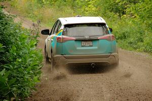 Alejandro Perusina / Andres Bautista Toyota RAV4 on SS1, Crossroads I.