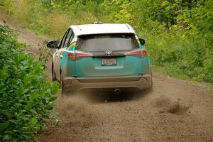 Alejandro Perusina / Andres Bautista Toyota RAV4 on SS1, Crossroads I.