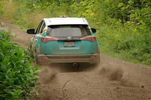 Alejandro Perusina / Andres Bautista Toyota RAV4 on SS1, Crossroads I.